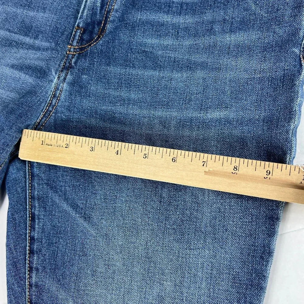Max Mara Jeans Women's 29x29* Weekend Cropped Cigarette Skinny Blue Denim Tag 8